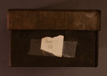 Media type: image;   Herpetology R-195480 documents cataloged_item R-195515 documents cataloged_item R-195516 documents cataloged_item R-195517 documents cataloged_item R-195518 documents cataloged_item R-195523 documents cataloged_item R-195524 Description: Digital photo of Bellairs box to document exterior text;